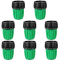 3/4 Inch Female Pipe Thread to 1/2 Inch Drip Irrigation Tubing Adapter: 8 Pieces 1/2 in. Barbed Drip Line x 3/4 in. Faucet PVC Adapter Connect 3/4" FHT Faucet, Sprinkler Manifold, Garden Hose