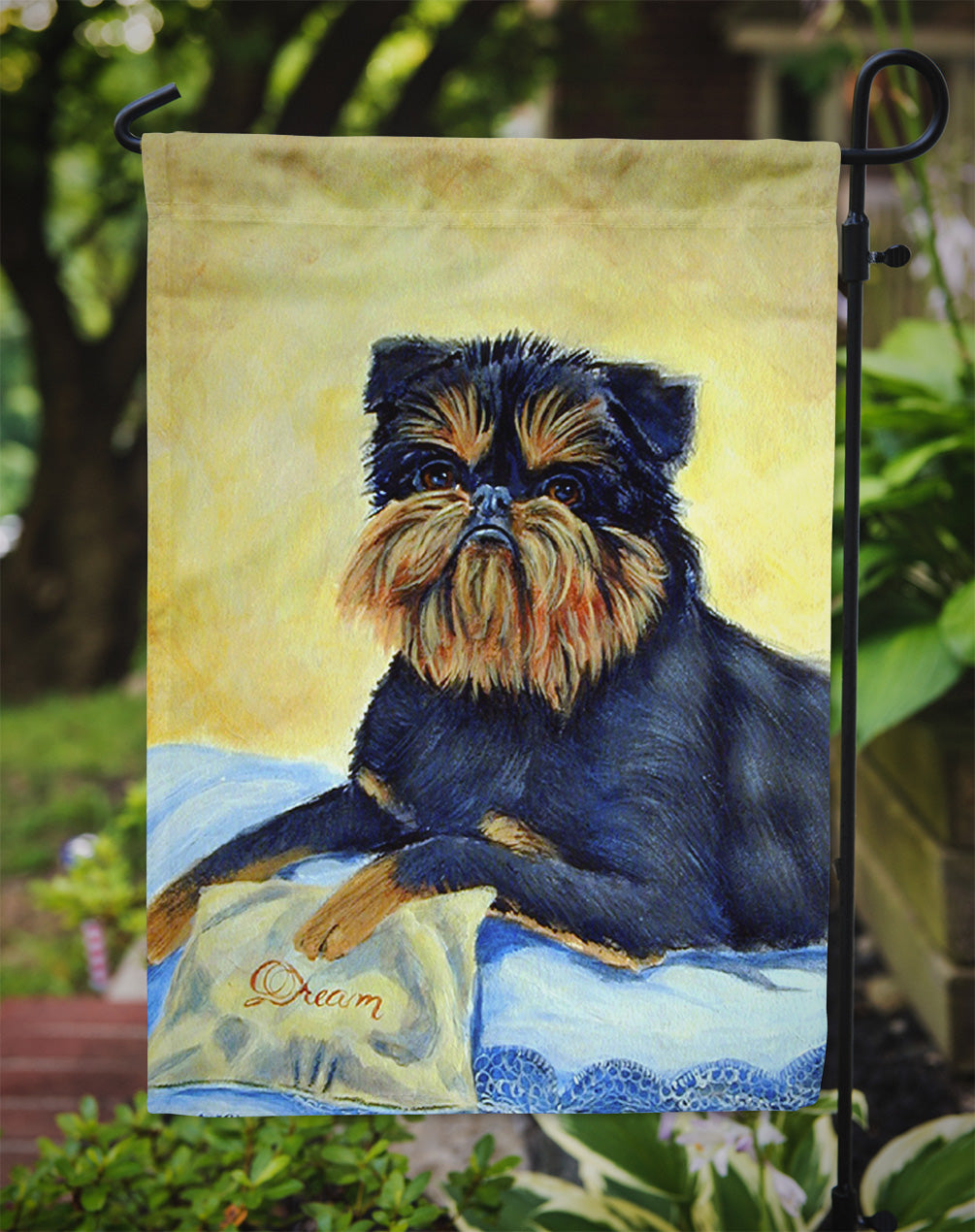 Brussels Griffon Garden Flag – Decorative Outdoor Yard Flag 7146GF
