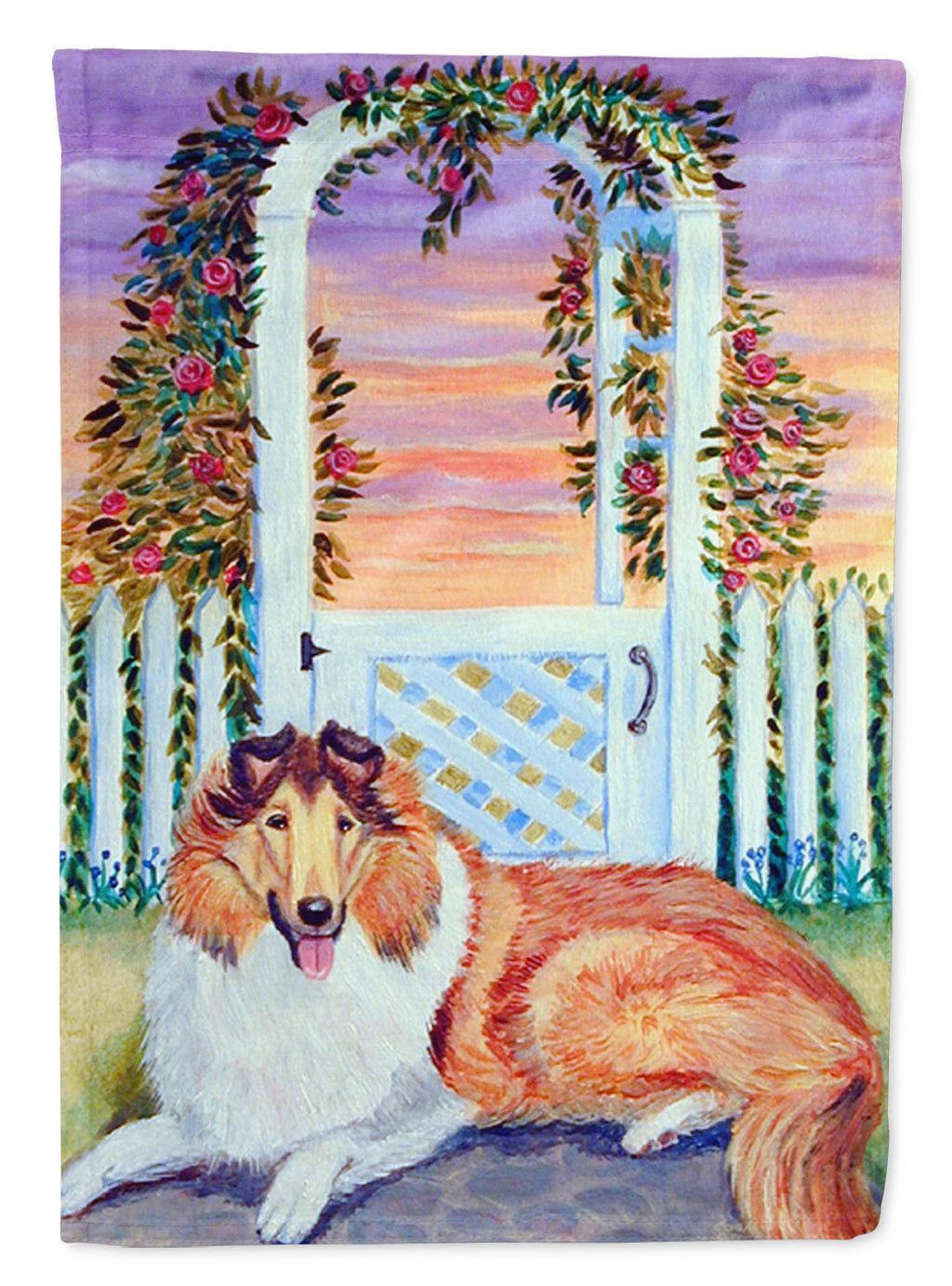 Collie Garden Flag – Decorative Outdoor Yard Flag