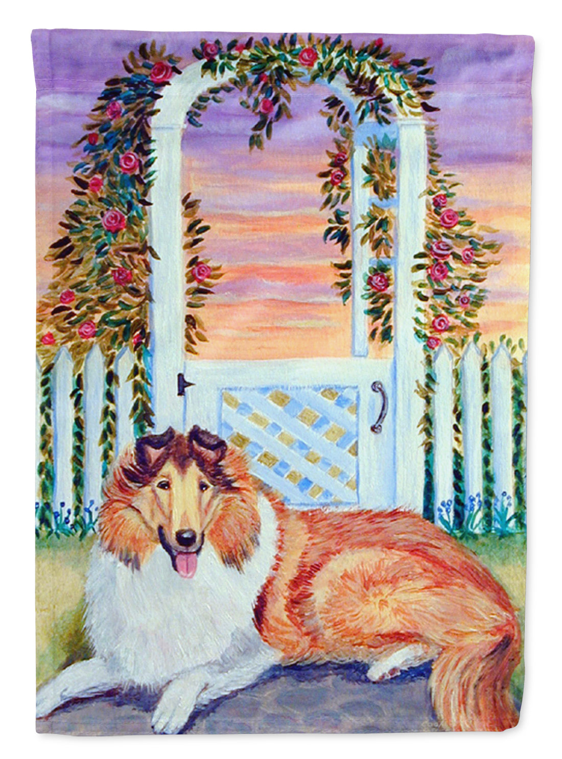Collie Garden Flag – Decorative Outdoor Yard Flag