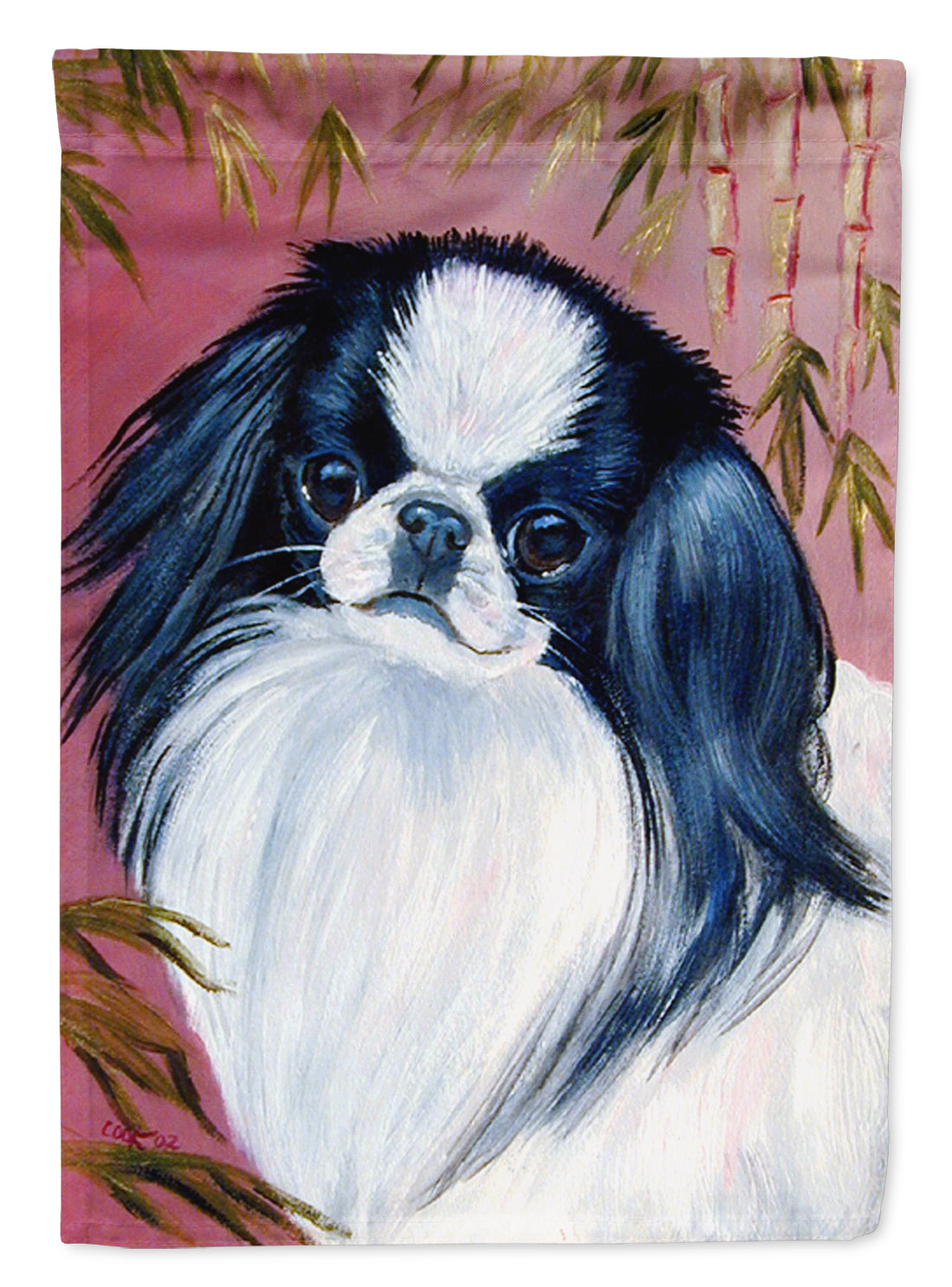 Japanese Chin Garden Flag – Decorative Outdoor Yard Flag 7149GF