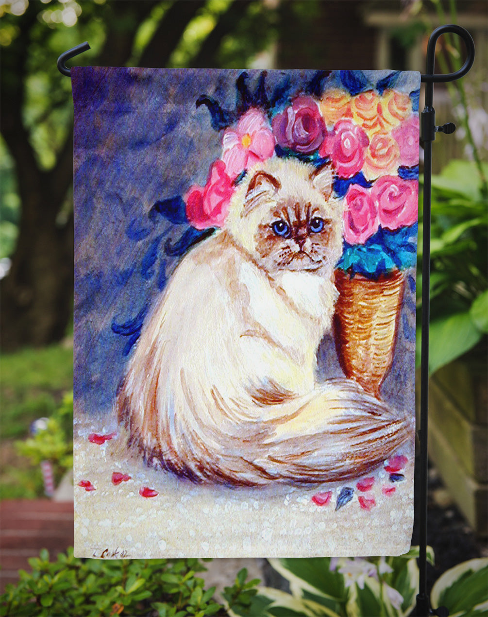 Persian Cat  Garden Flag – Decorative Outdoor Yard Flag