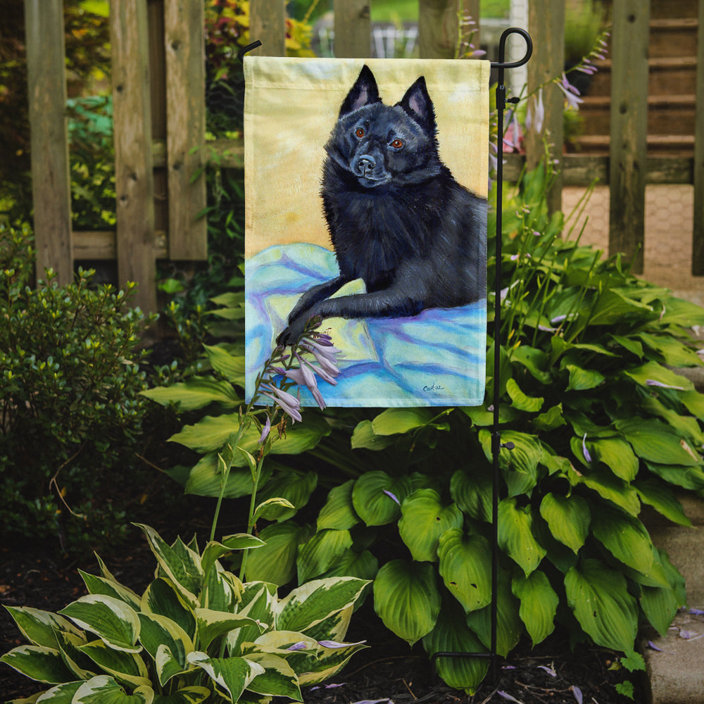 Schipperke Sweet Dreams Garden Flag – Decorative Outdoor Yard Flag