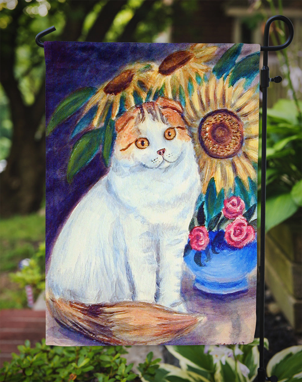 Cat Garden Flag – Decorative Outdoor Yard Flag