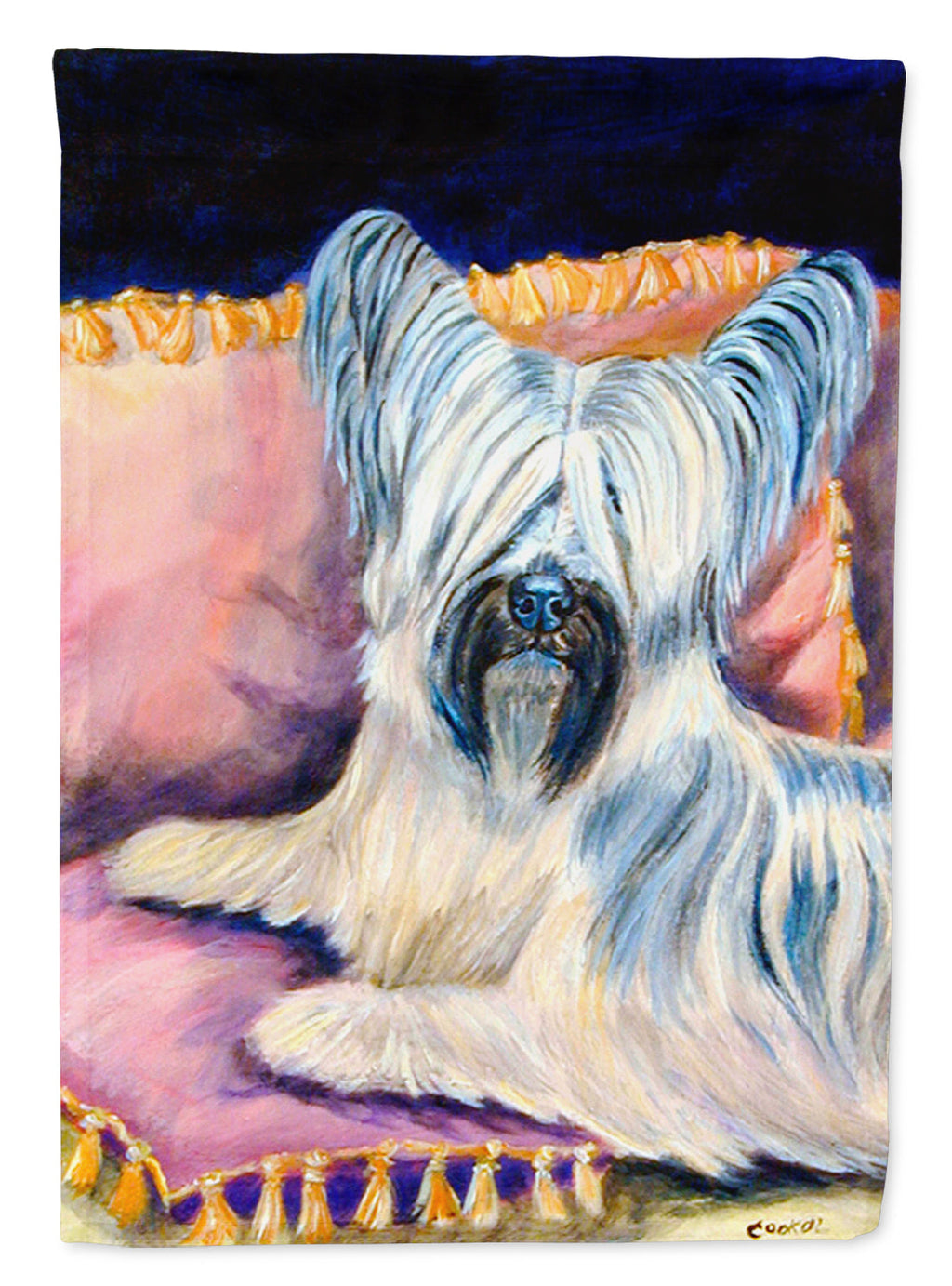 Skye Terrier Garden Flag – Decorative Outdoor Yard Flag 7154GF