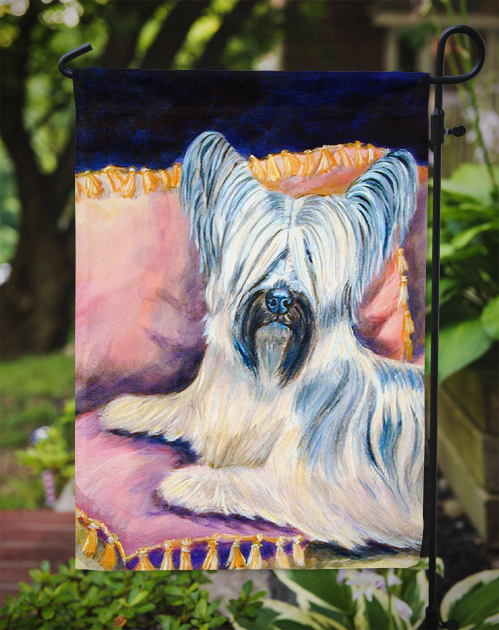 Skye Terrier Garden Flag – Decorative Outdoor Yard Flag 7154GF