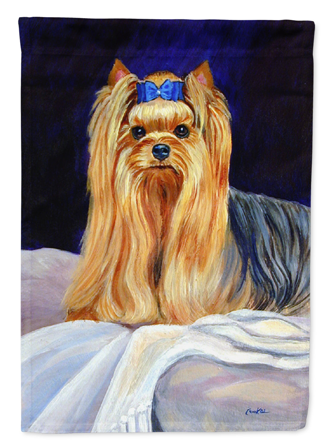 Yorkie Garden Flag – Decorative Outdoor Yard Flag 7157GF