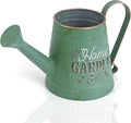Cute Small Watering Can Indoor Plants Garden Metal Decorative Watering Cans for Outdoor Plants Bonsai Outdoor Garden Flower Decorative (Green, 1.5L, 50.7 Oz)