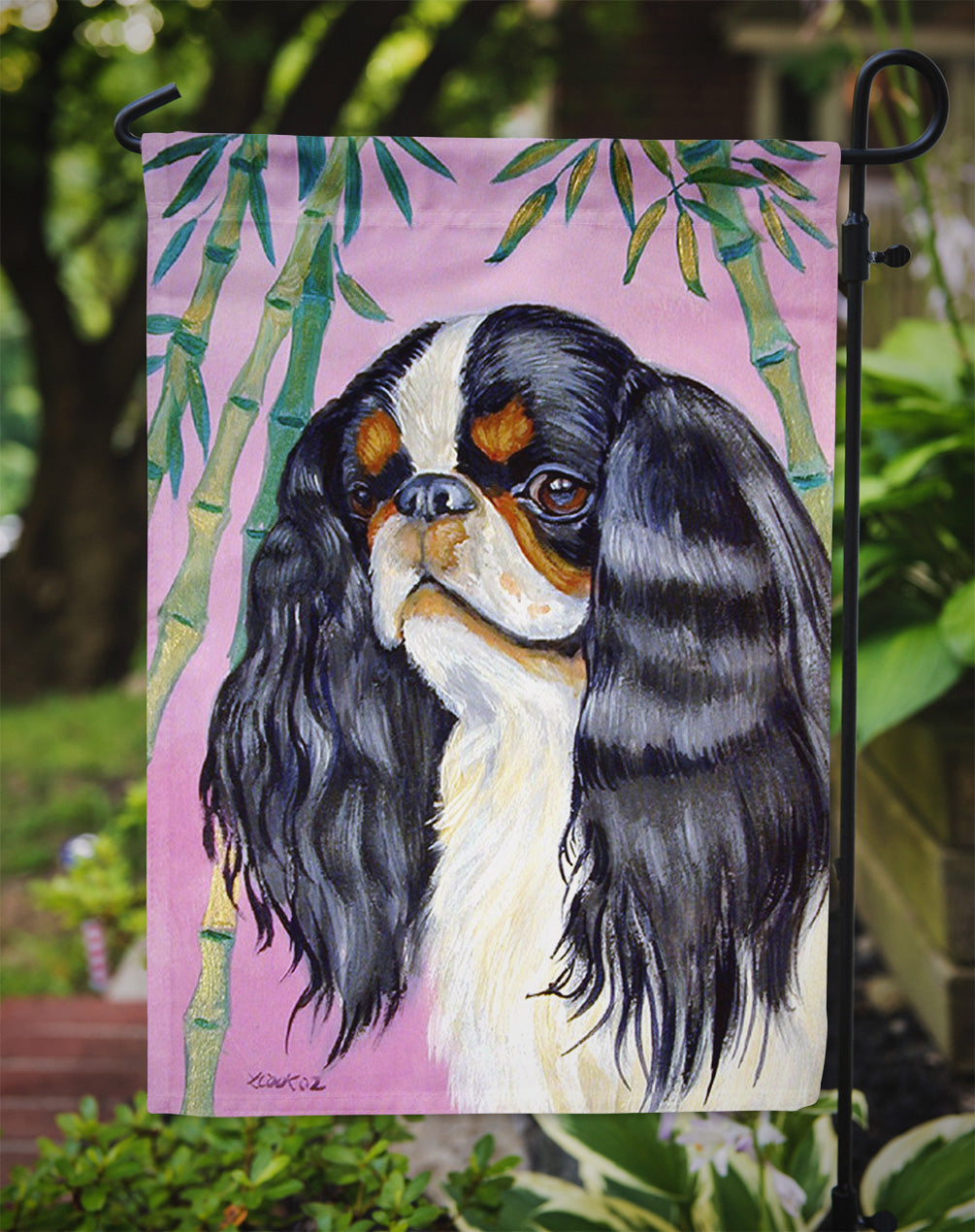 English Toy Spaniel Garden Flag – Decorative Outdoor Yard Flag 7170GF