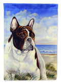 French Bulldog at the beach Garden Flag – Decorative Outdoor Yard Flag