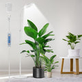 Floor Grow Lights for Indoor Plants, Full Spectrum Plant Light with 68" Stand for Growing Large Tall Plants, Halo Plant Grow Light with 6/12/16H Timer, 3 Light Modes Indoor Plant Light