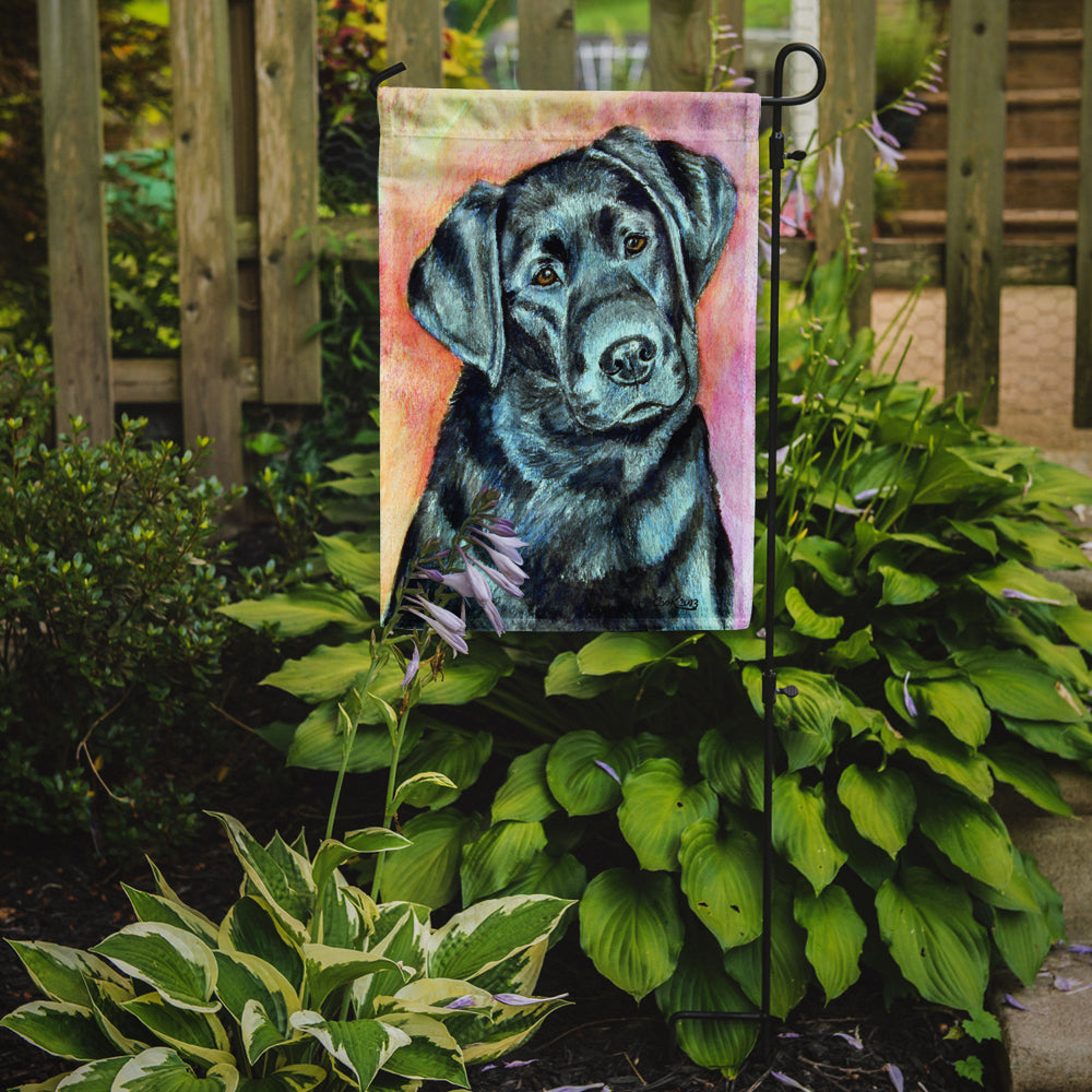 Black Labrador Garden Flag – Decorative Outdoor Yard Flag