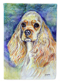 Blonde Tan Cocker Spaniel Garden Flag – Decorative Outdoor Yard Flag