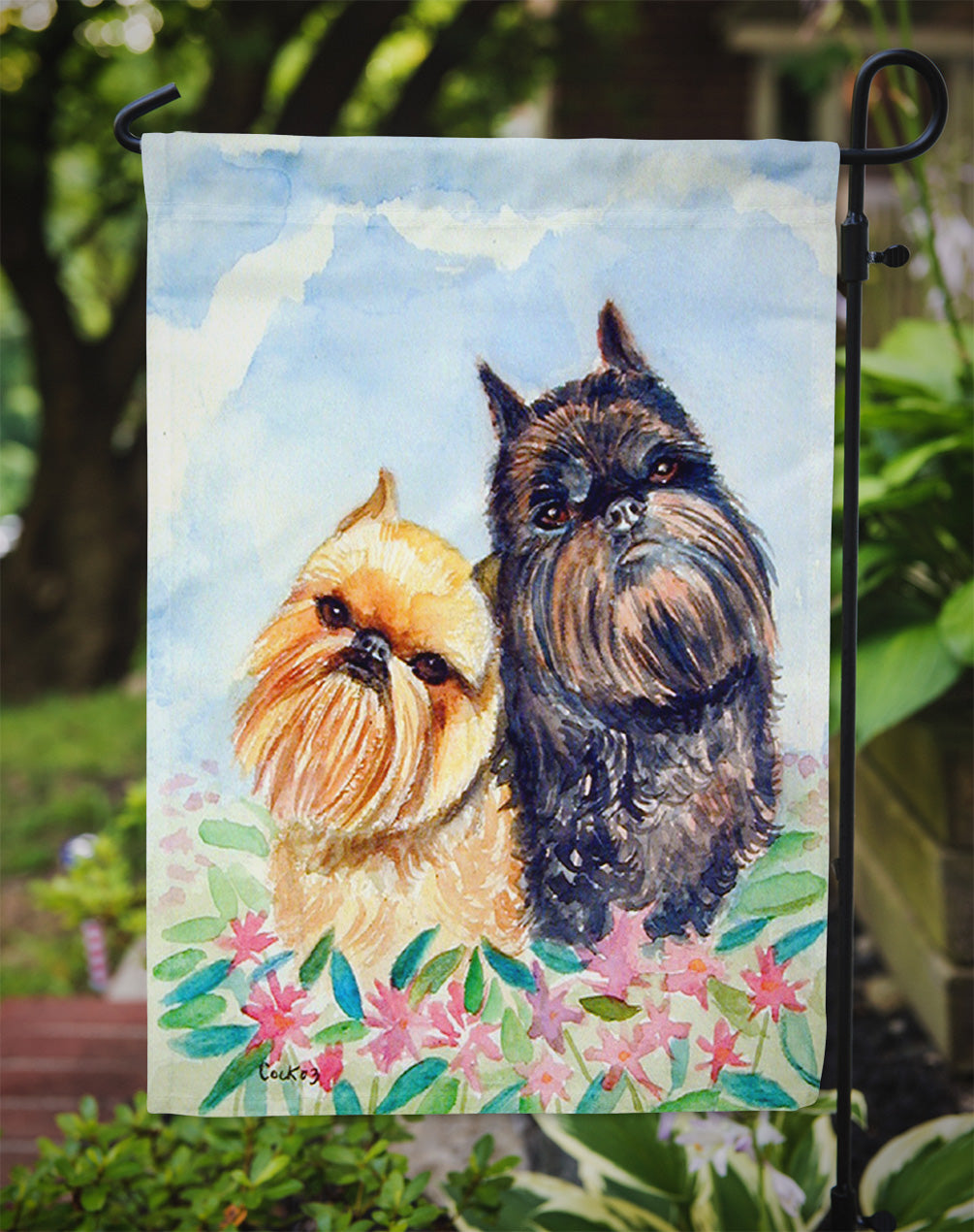 Brussels Griffon Garden Flag – Decorative Outdoor Yard Flag 7179GF