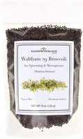 Broccoli Seeds for Sprouting & Microgreens | Waltham 29 Variety | Non GMO & Heirloom Seeds | 8 oz Resealable Bag | Rainbow Heirloom Seed Co.