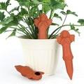 WILDKEN Terracotta Watering Globes, 3 Pack Angel Shaped Plant Watering Spikes Vacation Self-Watering Planters Devices for Indoor and Outdoor Plants