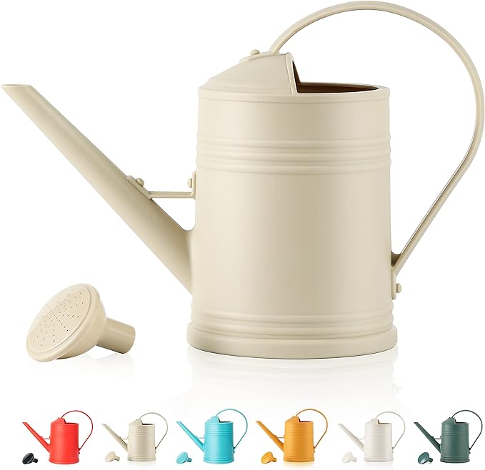 Watering Can for Indoor Plants, Flower Watering Can, Plastic Water Can for Plants with Sprinkler Head 68 oz, 1/2 Gallons