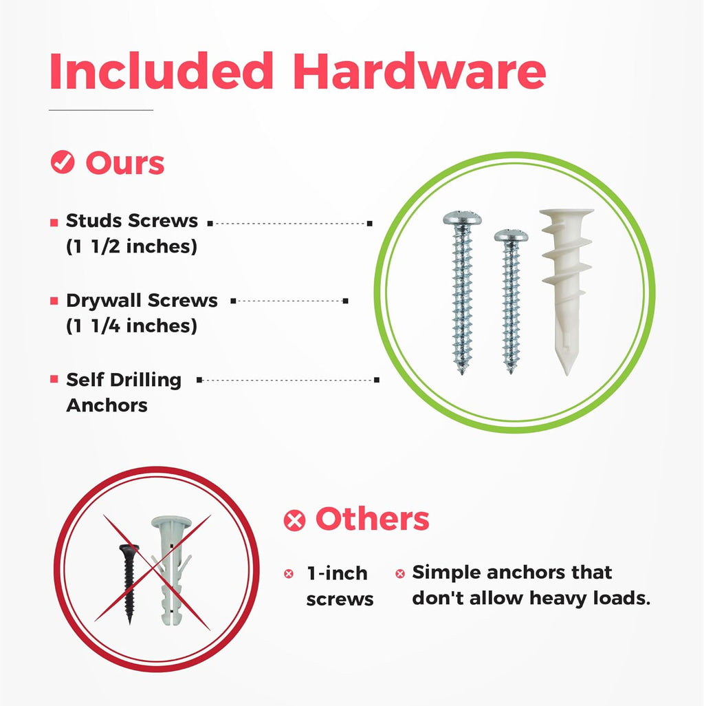 Garage Wall Organizer | 80" Heavy-Duty Tool Storage Rack | Adjustable Double-Layer Hooks | 500 lbs Capacity | Carbon Steel Wall Mount Holder for Shovels, Rakes, Ladders & Power Tools