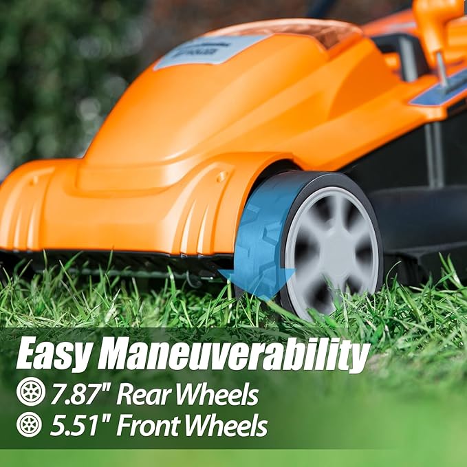 LawnMaster CLMF4817E 48V MAX* Brushless Mower with 2X24V MAX* 4.0Ah Battery and a Dual Charger