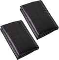 2.4oz-2 Pack 4x50FT Weed Barrier Landscape Fabric - Durable Weed Block Gardening Ground Cover Mat, Woven Geotextile Fabric for Underlayment, Commercial Driveway Stabilization, Weed Control Cloth
