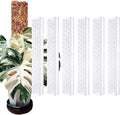 6 Pcs 17 Inch Plastic Moss Pole for Plants Monstera,Designed Specifically for Climbing Plants, Stackable Plant Support for Indoor Plants