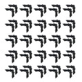 Dnyta 50pcs Drip Irrigation Barb Fittings PVC Drip Irrigation Fittings Fit for 1/4 Inch Irrigation Tubing Drip Line Irrigation Tubing Connector for Plant Drip Or Yard Spray Irrigation