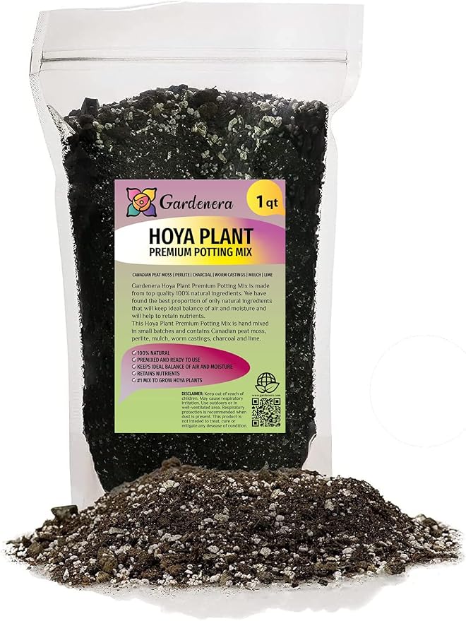 Hoya Plant Premium Potting Mix - 1 Quart - Optimal Balance for Thriving Hoyas: Air, Moisture, and Nutrient Retention