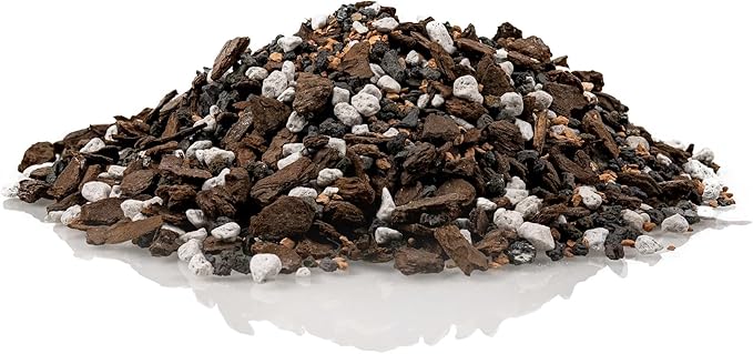 Premium Bonsai Soil All Purpose Fast Draining Mix - 10 Quart - Pumice, Lava, Calcined Clay and Pine Bark Potting Pre Mixed Bonsai Plant Soil Mixture by GARDENERA - Made in USA - (2 Bags of 5QT)