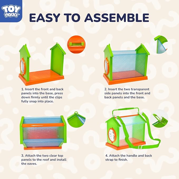 TOY Life Bug Catcher for Kids, Bug Catching Kit Kids Explorer Kit with Bug Net, Catching Tool, Tweezers, Magnifying Glass, Binoculars, Insect Catcher, Educational Outdoor Toys Kid Adventure Set
