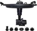 HALF OFF PONDS Floating Fountain – 1/4 HP Pond Aerator, 100' Cord – 3000 GPH Water Pump – 9 Spray Patterns - White LED Lights - for Ponds & Water Gardens