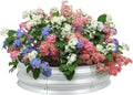BPS Metal Raised Garden Bed, 2.5FT Diameter Galvanized Planter Raised Garden Boxes for Flower Planters, Vegetables Herb