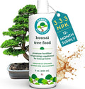 Bonsai Tree Food | Premium, Gentle Liquid Fertilizer for Healthy Growth, Strong Stems and Beautiful Blooms | 3-3-3 Balanced NPK Concentrate | Made in USA | 8 oz (240 ml)