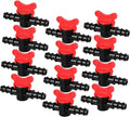 Drip Irrigation Switch Valve Gate Valves for 1/2 Inch Double Male Barbed Valve (12)
