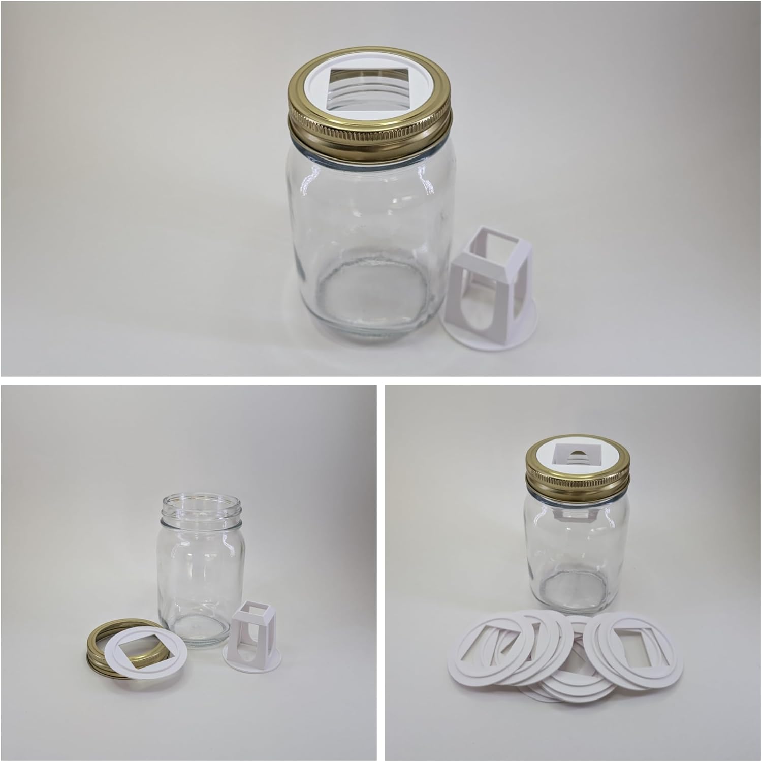 Grow Cubes for Hydroponic System/Compatible with Gardyn (10 Grow Cubes + 10 MJ Adapters)