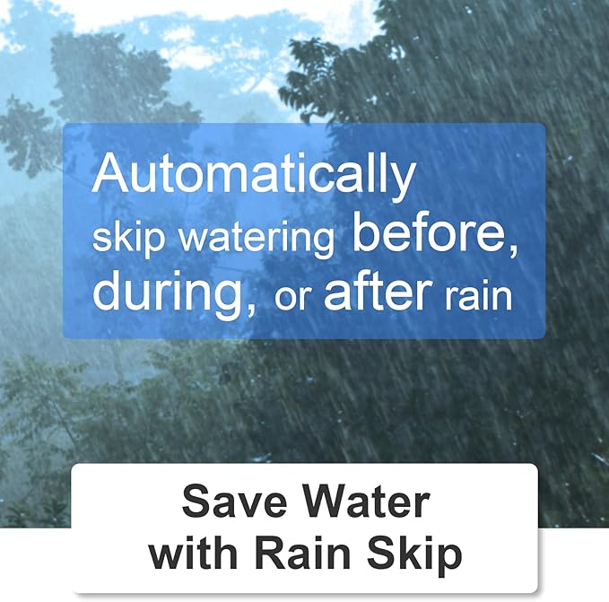 LinkTap G1S Wireless Water Timer (Requires Gateway), Smart Irrigation Hose Faucet Timer, Greater Range Than WiFi Sprinkler Timer, 2 Year Battery Life, Weather Aware, Alexa