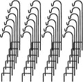 Ashman Shepherd's Hooks 35 Inch (24 Per Pack), Black, Made of Premium Metal for Hanging Solar Lights, Bird Feeders, Mason Jars, Christmas Lights, Lanterns, Garden Stakes and Wedding Décor.