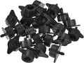 25 Pack Pressure Compensating Dripper - Garden Irrigation, Maintain Constant Flow & Drip Emitter, Apply to Outdoor Garden Lawn Tree (1 Gallon Per Hour, Black)