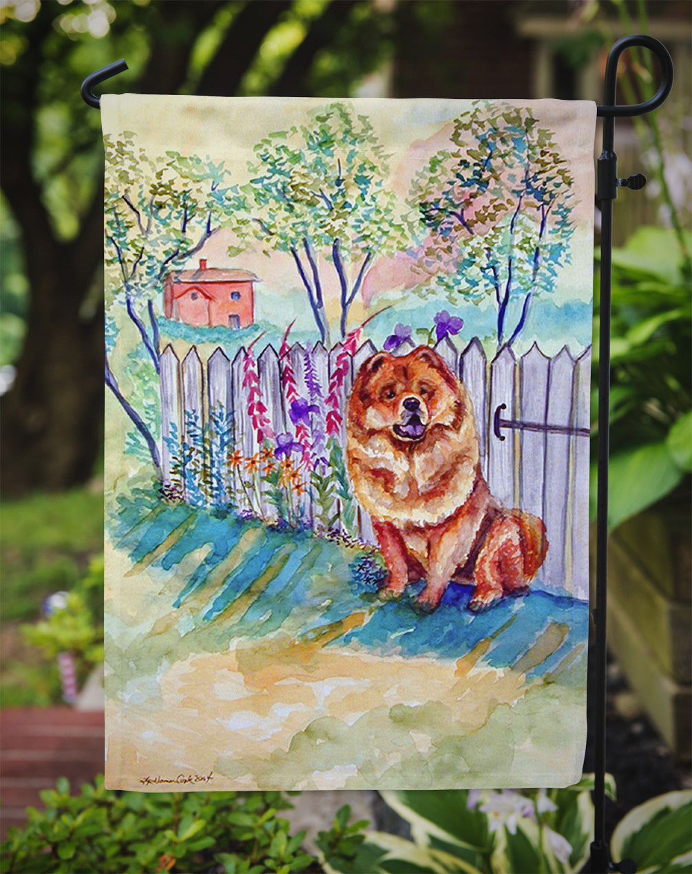 Chow Chow Garden Flag – Decorative Outdoor Yard Flag 7210GF