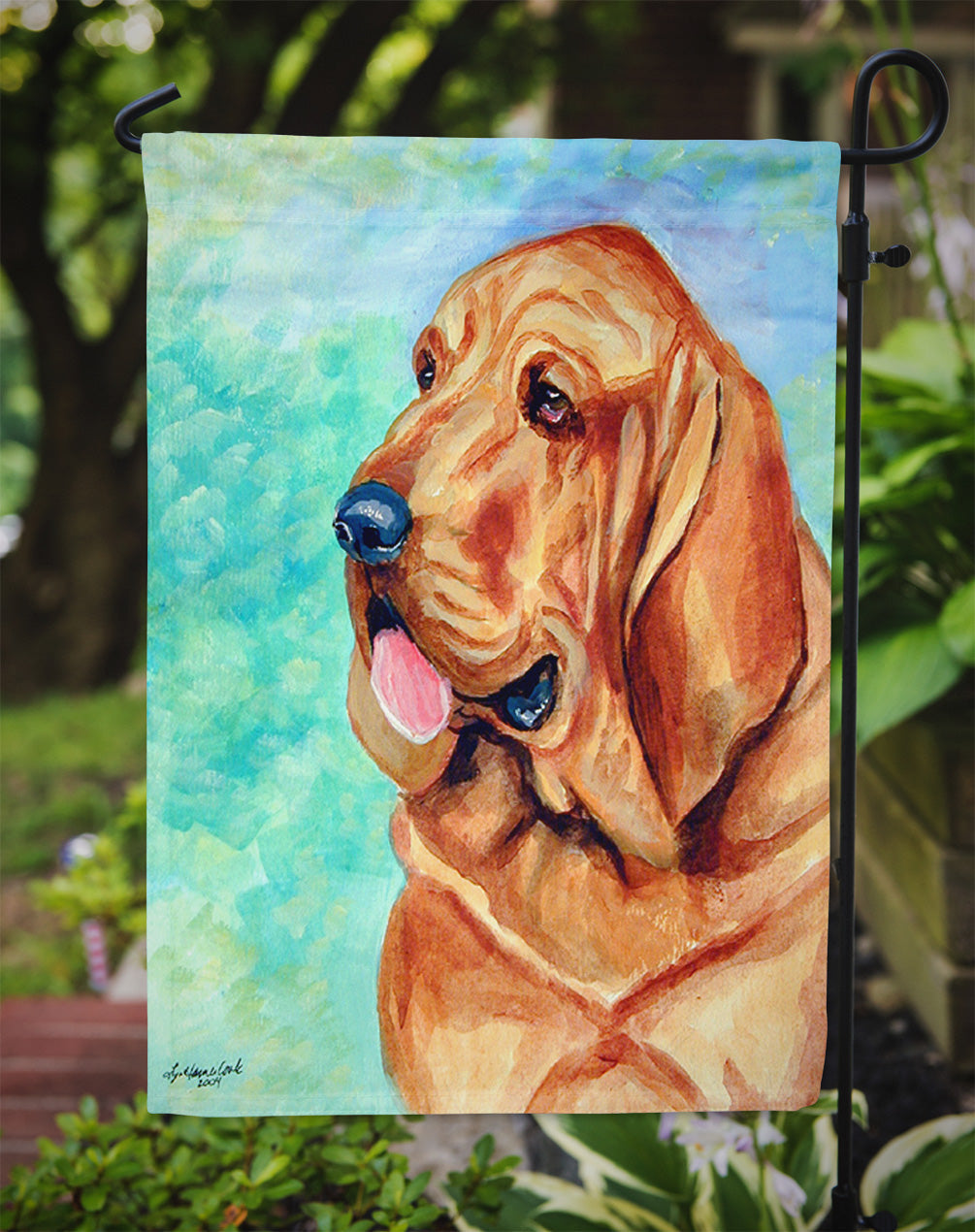 Bloodhound Garden Flag – Decorative Outdoor Yard Flag 7224GF