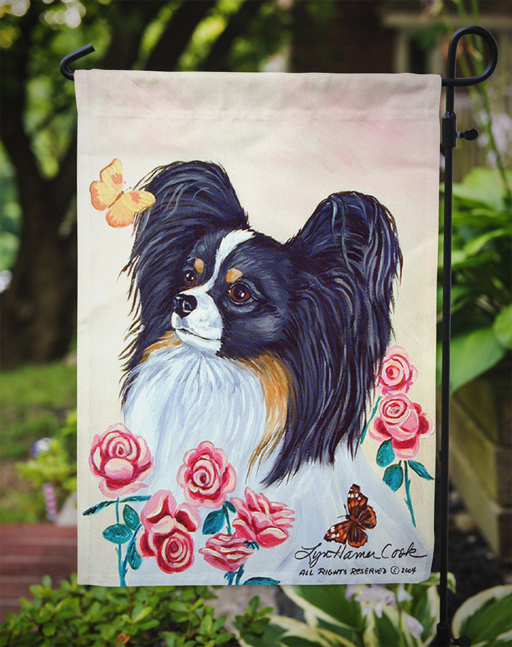 Papillon Garden Flag – Decorative Outdoor Yard Flag 7236GF