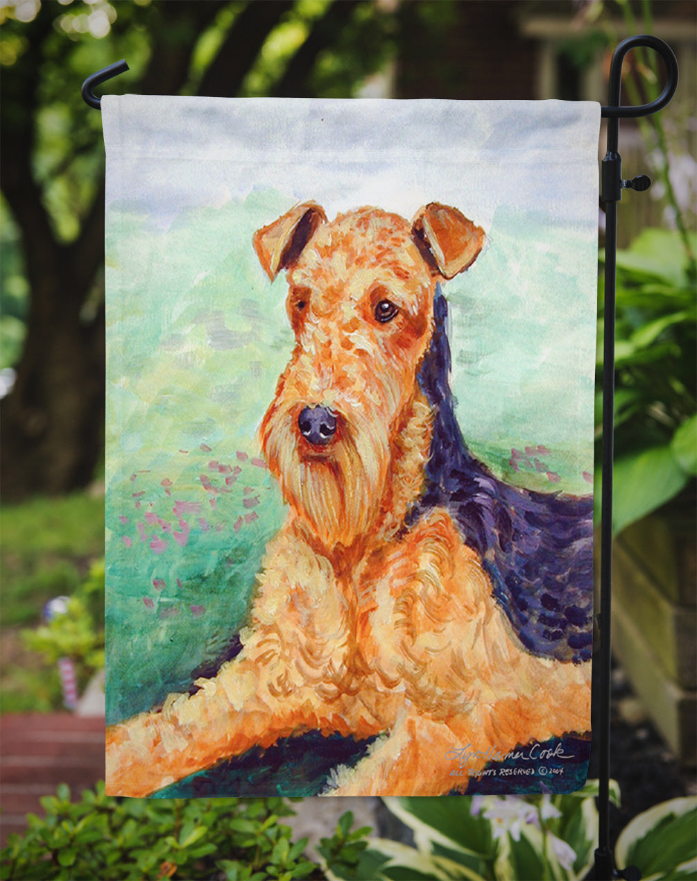 Airedale Garden Flag – Decorative Outdoor Yard Flag 7239GF