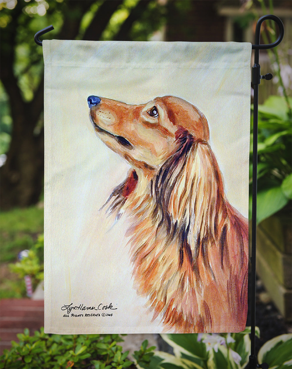 Dachshund Garden Flag – Decorative Outdoor Yard Flag 7240GF