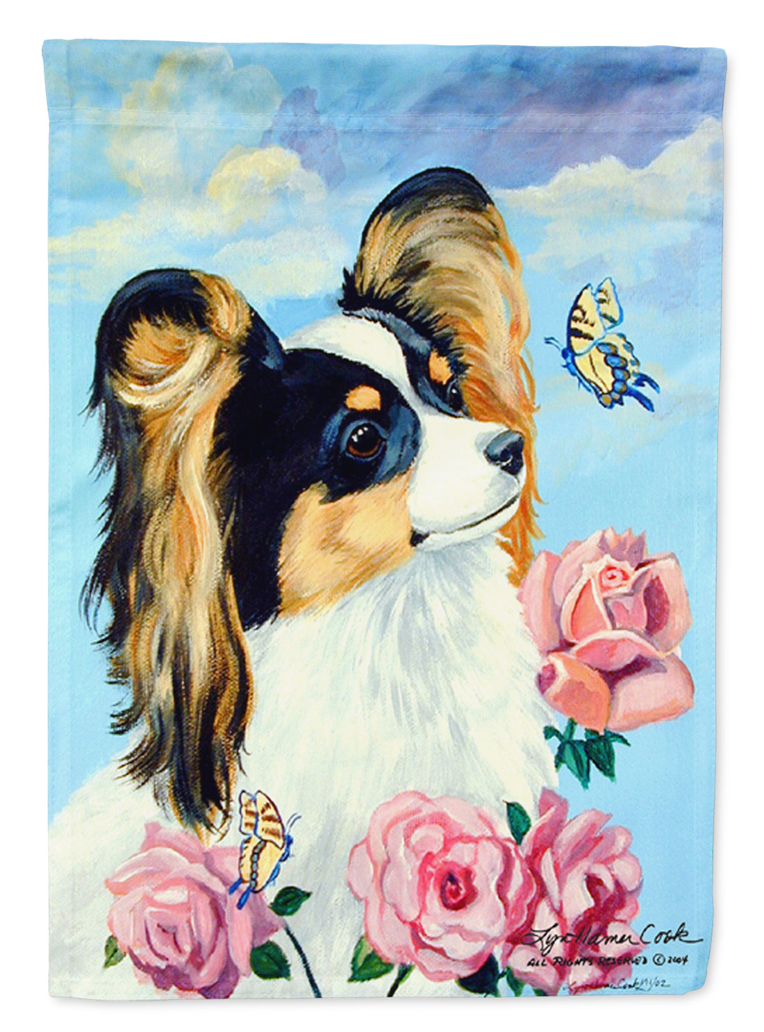 Papillon Garden Flag – Decorative Outdoor Yard Flag 7242GF