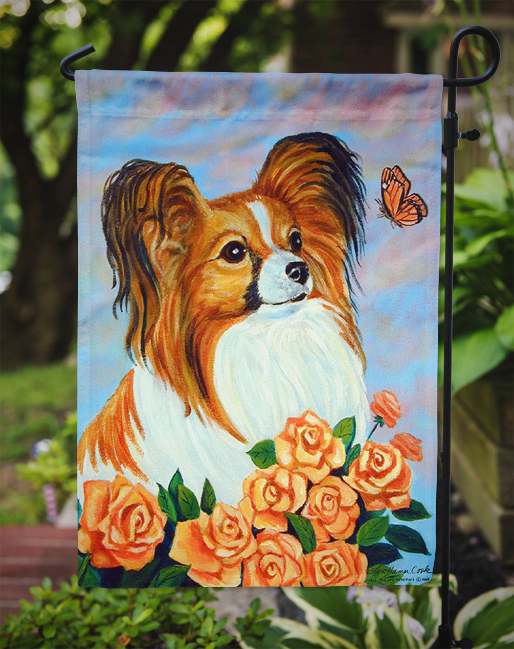 Papillon Garden Flag – Decorative Outdoor Yard Flag 7246GF