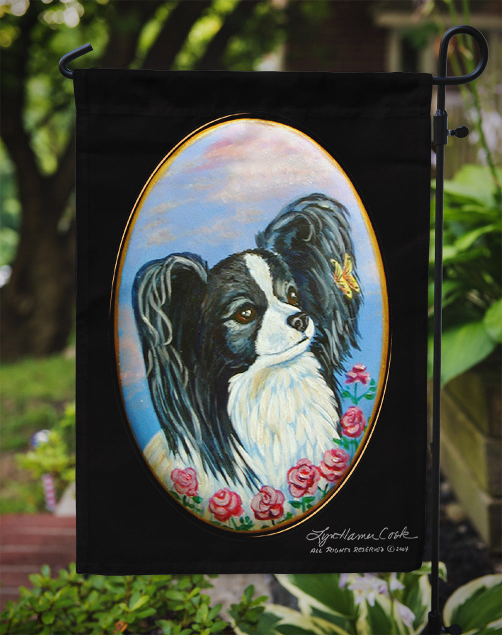 Papillon Garden Flag – Decorative Outdoor Yard Flag 7247GF