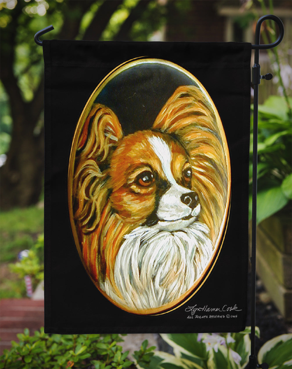 Papillon Garden Flag – Decorative Outdoor Yard Flag 7248GF