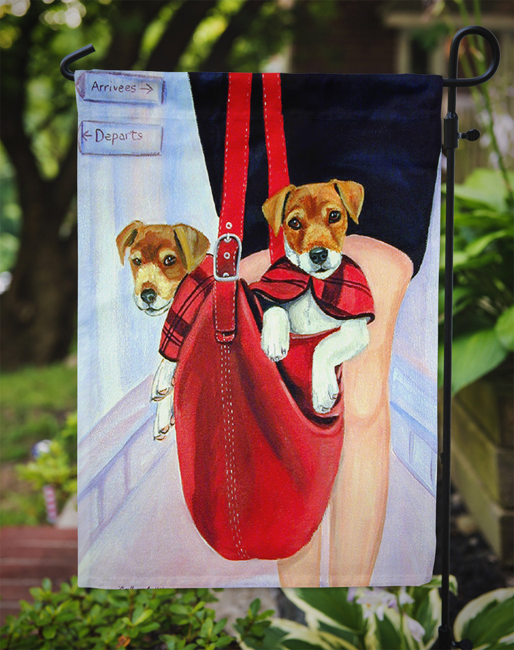 Jack Russell Terrier Garden Flag – Decorative Outdoor Yard Flag 7251GF