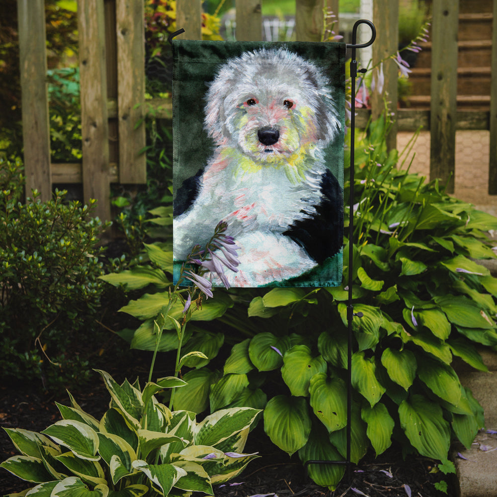 Old English Sheepdog Garden Flag – Decorative Outdoor Yard Flag