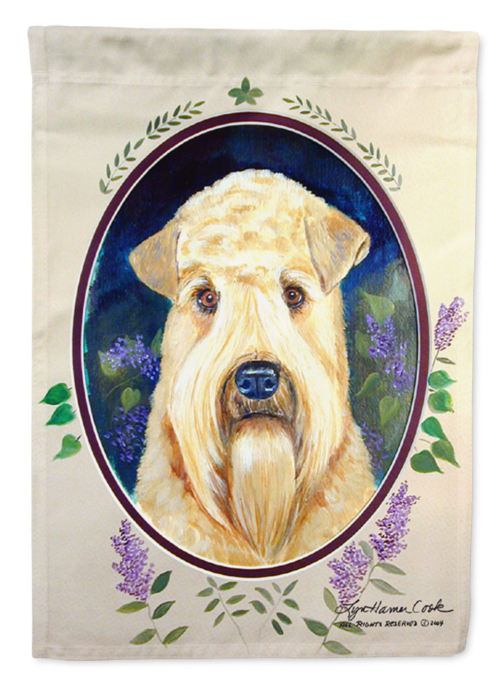 Wheaten Terrier Soft Coated Garden Flag – Decorative Outdoor Yard Flag 7254GF