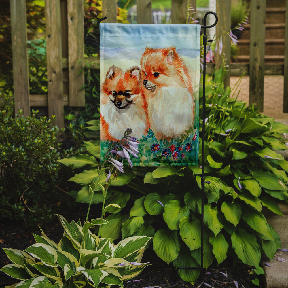 Pomeranian Garden Flag – Decorative Outdoor Yard Flag 7262GF